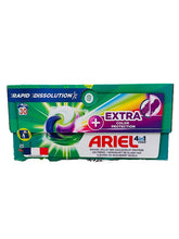 Ariel 4in1 Pods + Extra Color Protection – 30 stuks (756g) – Bescherming van Kleuren & Krachtige Reiniging